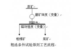 磁铁矿选矿设备粗选试验研究